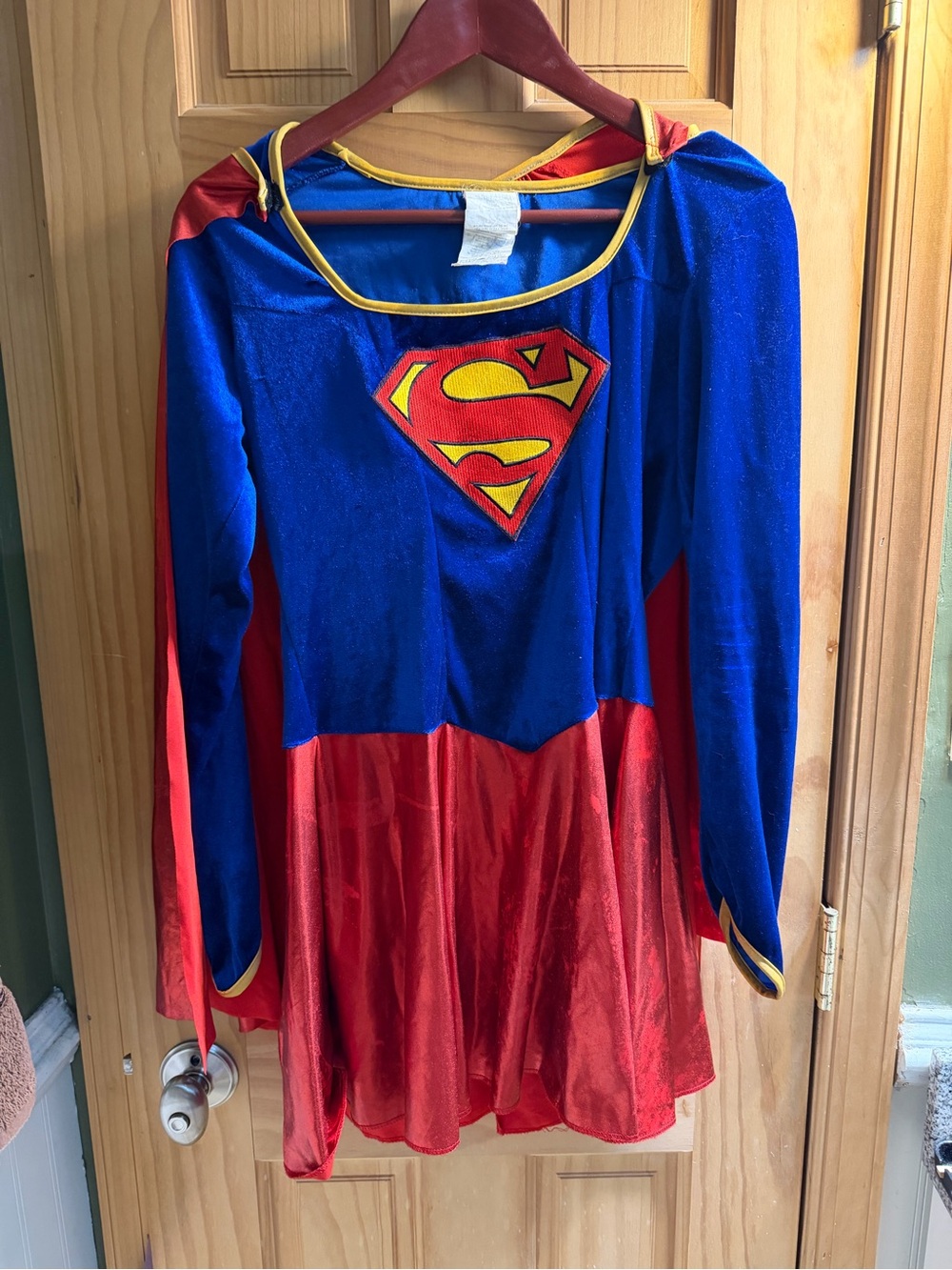 Blue and Red SuperGirl Costume Dress